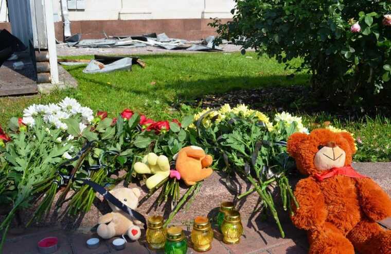 Day of mourning for the dead in Chernihiv